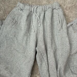 Abercrombie & Fitch Light Gray Jogger Sweatpants